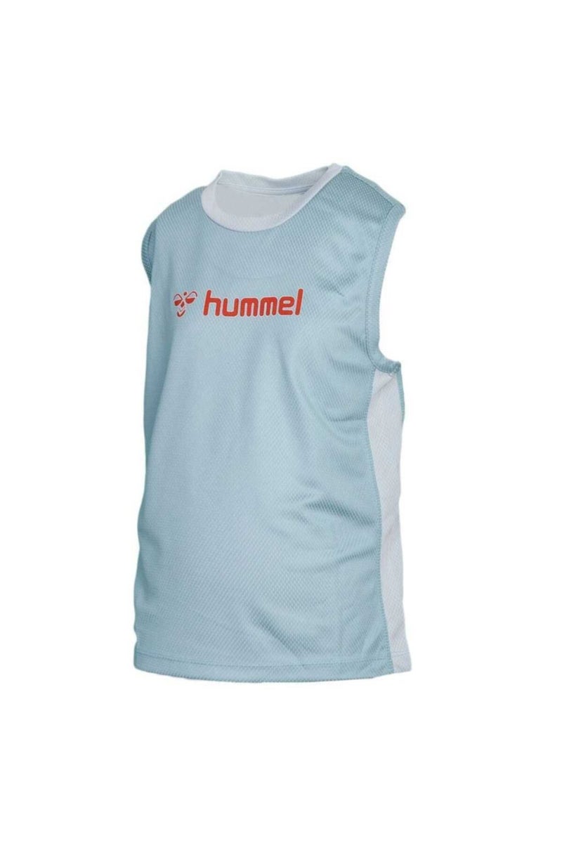 Hummel Kids Huga Atlet T-Shirt Dirty Blue  - Image 3