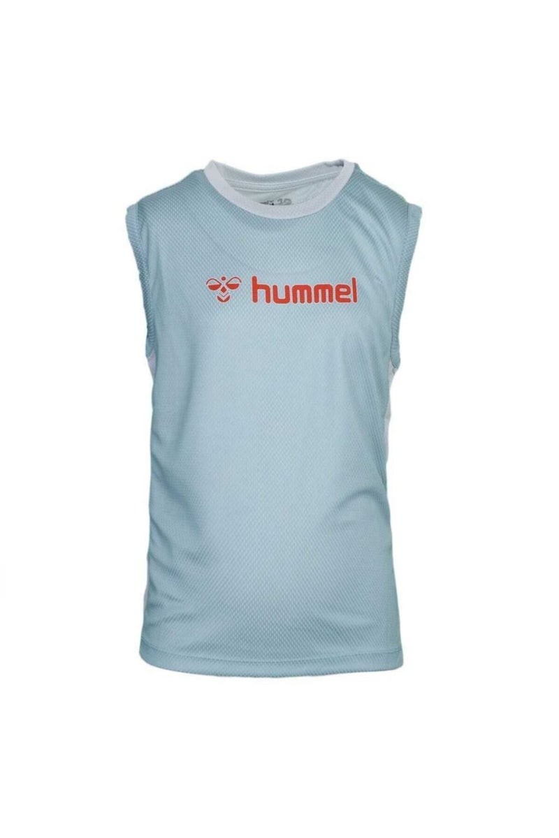 Hummel Kids Huga Atlet T-Shirt Dirty Blue  - Image 1