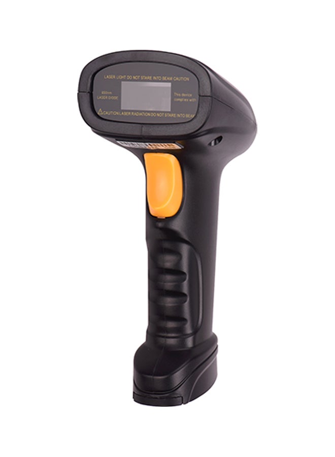 Aibecy - Wireless Barcode Scanner Black/Silver/Blue - Image 1