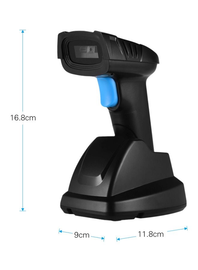 Aibecy - Handheld Barcode Scanner Black/Blue - Image 1