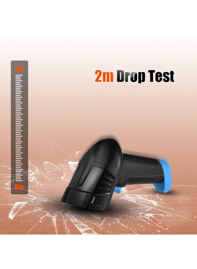 Aibecy - Handheld Barcode Scanner Black/Blue - Image 1