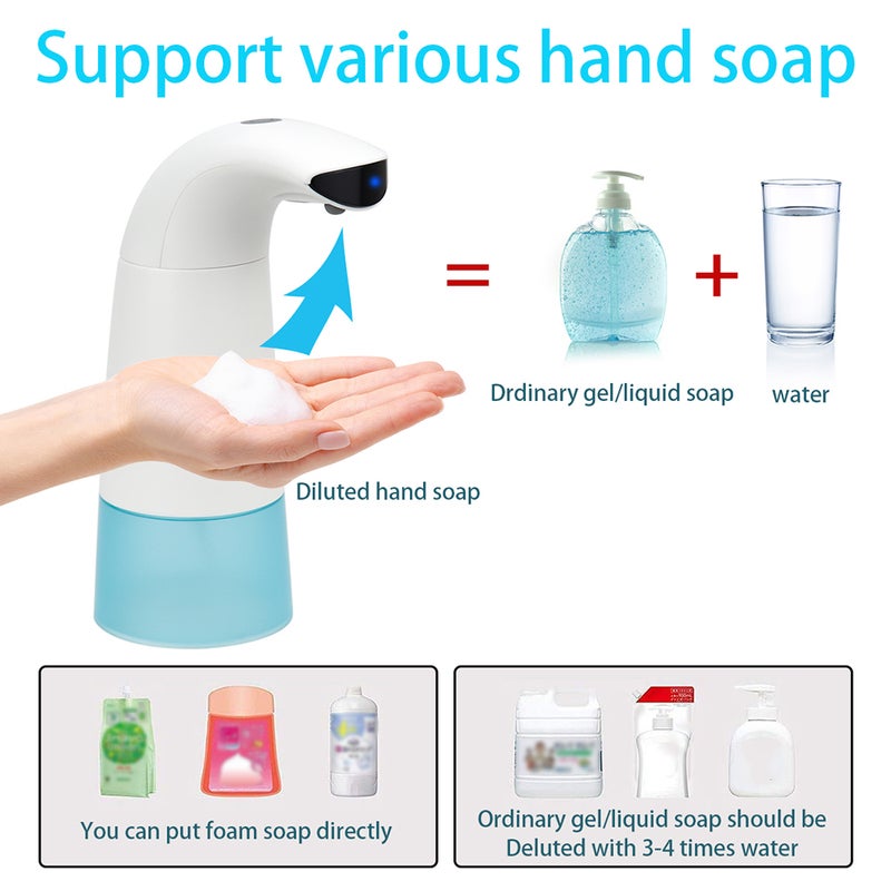 Automatic Foam Soap Dispenser White 250ml - Image 3