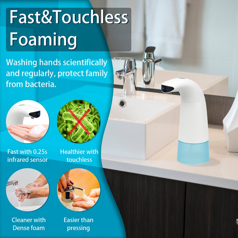 Automatic Foam Soap Dispenser White 250ml - Image 5