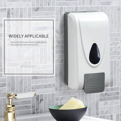 Generic Wall Mounted Manual Foaming Soap Dispenser White/Gray 1000ml  - Image 4