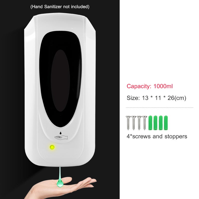 Wall Mounted Automatic Touchless Hand Soap Dispenser White 1000ml  - Image 2