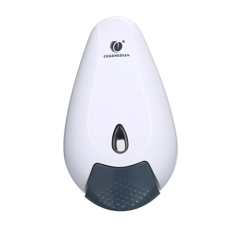 CHUANGDIAN Wall Mounted Single-Head Manual Soap Dispenser White 400ml  - Image 2