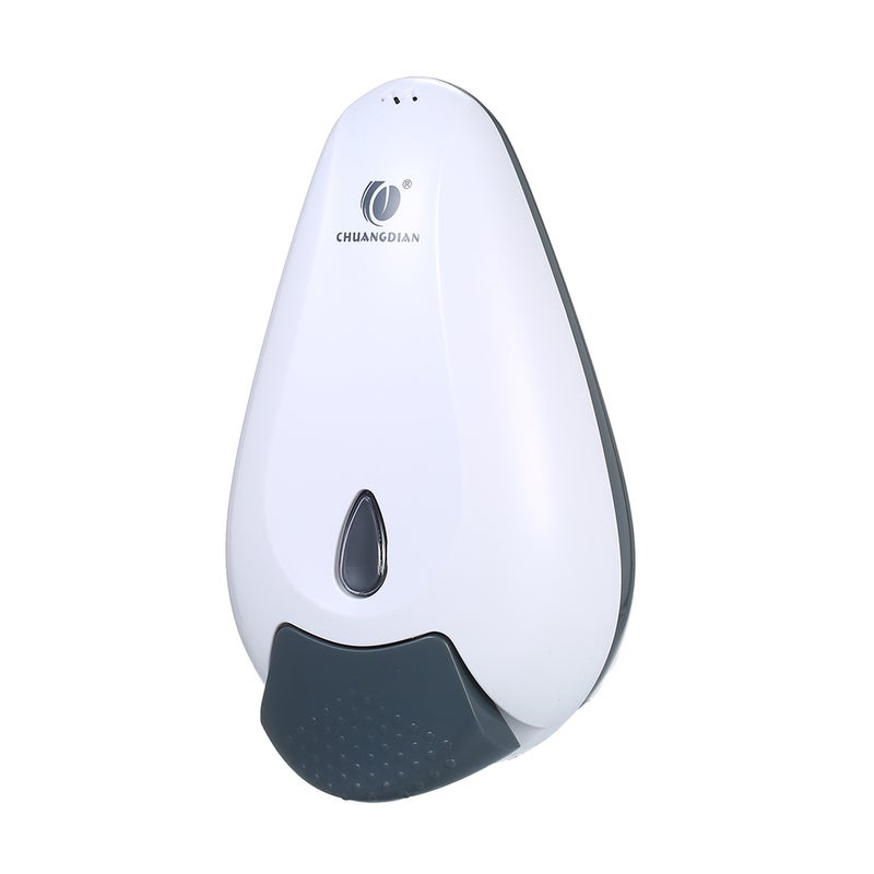 CHUANGDIAN Wall Mounted Single-Head Manual Soap Dispenser White 400ml  - Image 4
