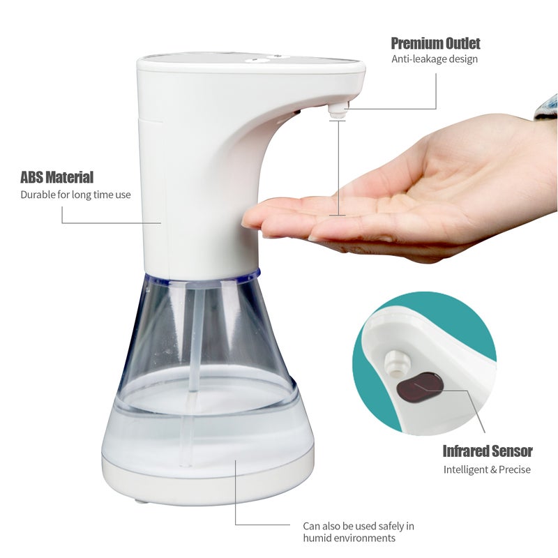 Generic - Automatic Spray Type Touchless Soap Dispenser With IR Sensor White 480ml - Image 1