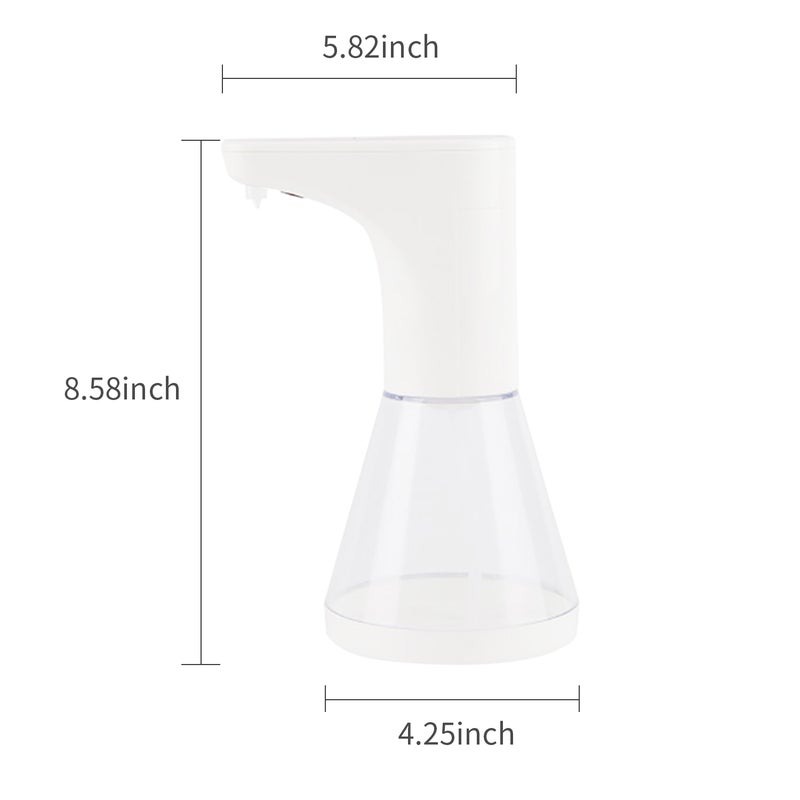 Generic - Automatic Spray Type Touchless Soap Dispenser With IR Sensor White 480ml - Image 1
