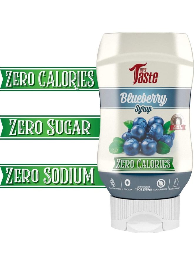 mrs Taste High Fiber, Blueberry Syrup 335grams - Image 1
