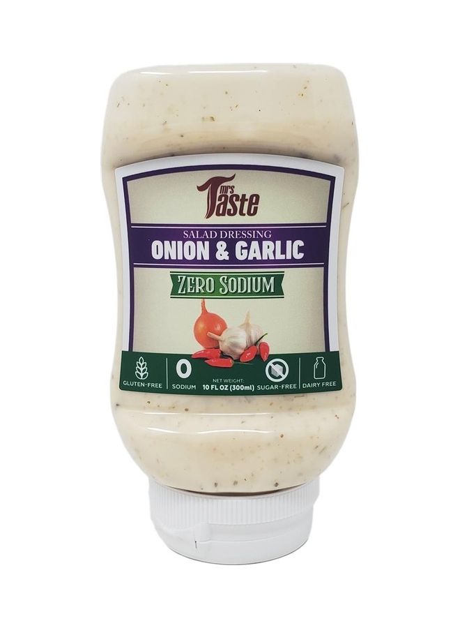 mrs Taste Salad Dressing Onion & Carlic Zero Sodium 300ml - Image 1