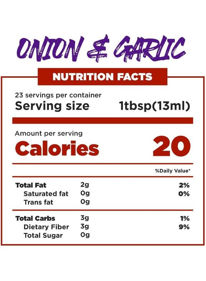 mrs Taste Salad Dressing Onion & Carlic Zero Sodium 300ml - Image 3