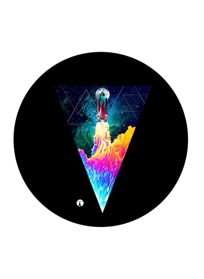 بي بي مغناطيس ثلاجة مُزين بطبعة بتصميم تجريدي متعدد الألوان 5.5 x 5.5سم - Image 1