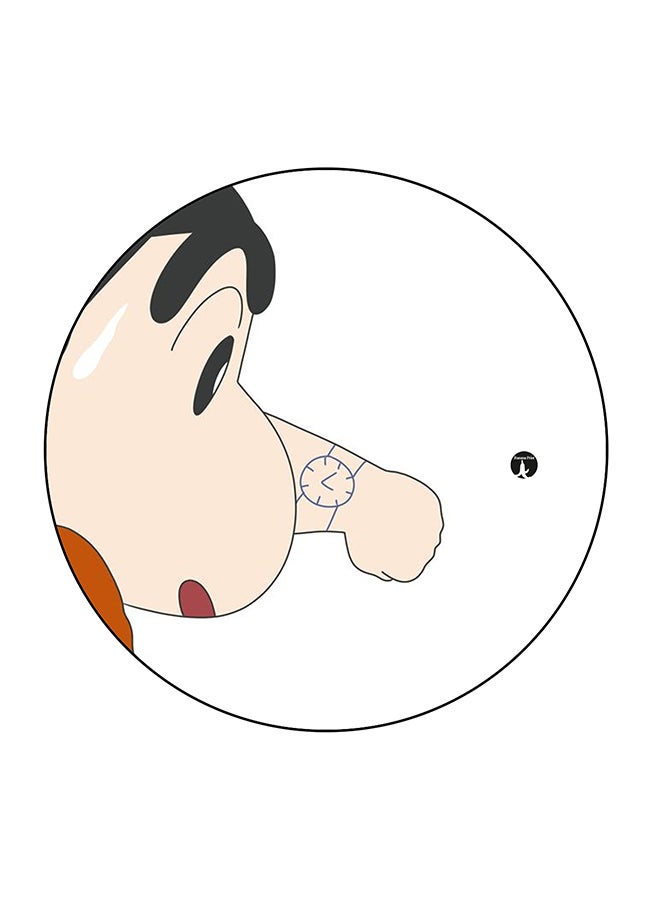 بي بي مغناطيس للثلاجة بطبعة شخصية شينشان متعدد الألوان 5.5 x 5.5سم - Image 1