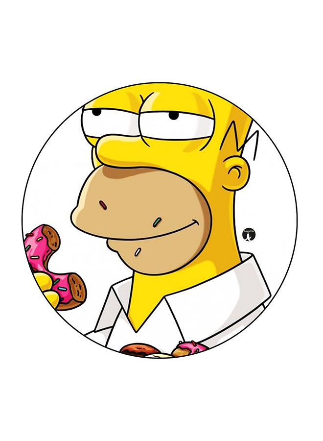 BP The Simpsons Printed Fridge Magnet Multicolour 5.5 x 5.5cm - Image 1