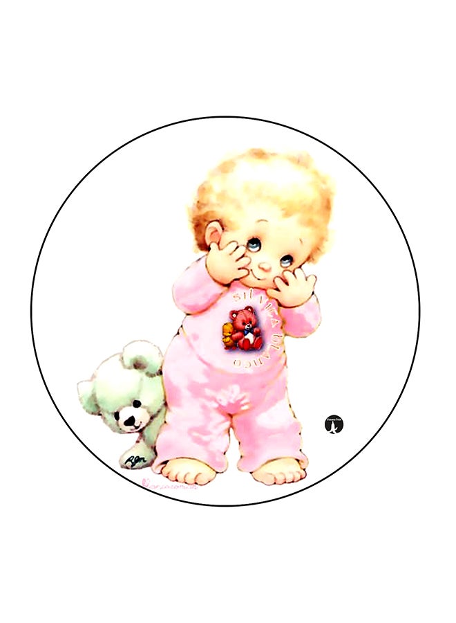 BP Baby Girl Printed Fridge Magnet Multicolour 5.5 x 5.5cm - Image 1