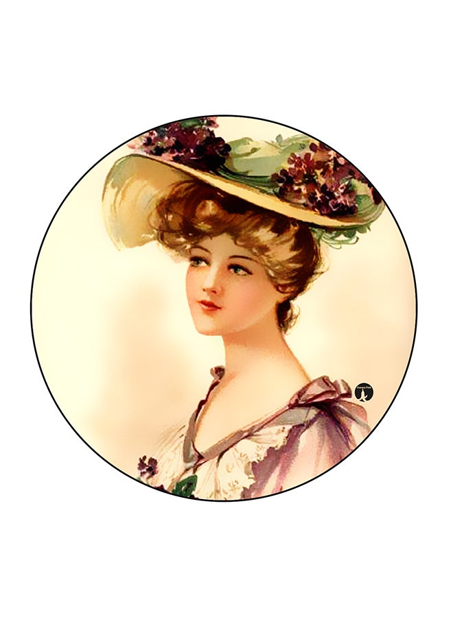 BP The Girl Printed Fridge Magnet Multicolour 5.5 x 5.5cm - Image 1