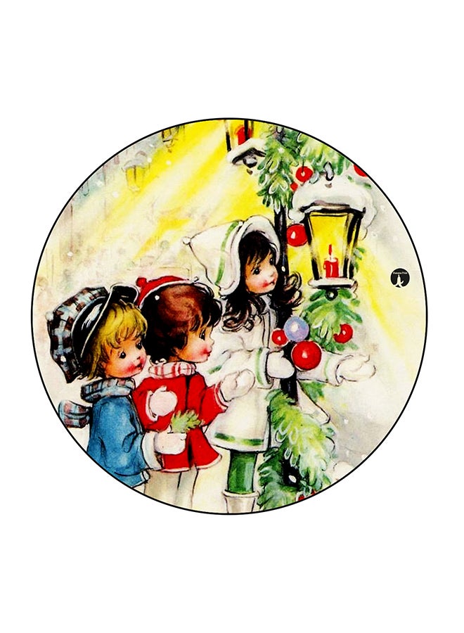 بي بي مغناطيس ثلاجة بطبعة أطفال صغار متعدد الألوان 5.5 x 5.5سم - Image 1