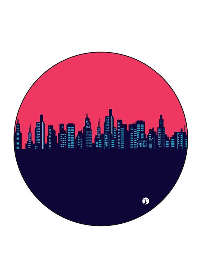 BP City Printed Fridge Magnet Red/Blue 5.5 x 5.5cm  - Image 1