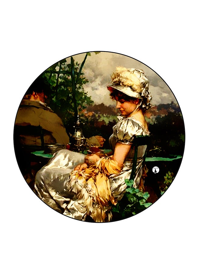 BP The Girl Printed Fridge Magnet Multicolour 5.5 x 5.5cm - Image 1