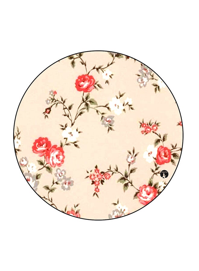 بي بي مغناطيس ثلاجة مُزين بطبعة زهور متعدد الألوان 5.5 x 5.5سم - Image 1