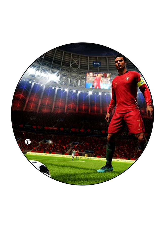 BP Football Printed Fridge Magnet Multicolour 5.5 x 5.5cm - Image 1