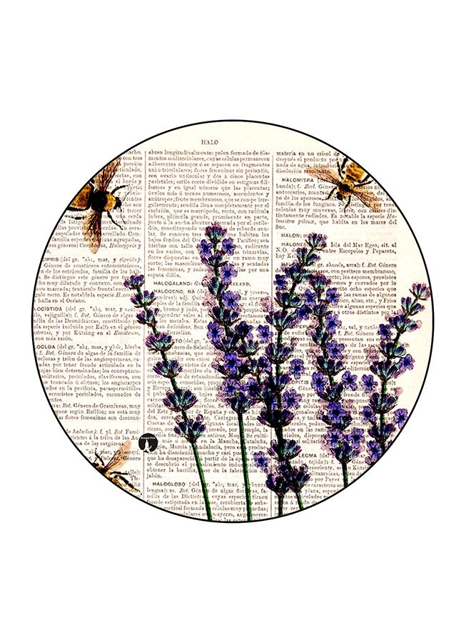 بي بي مغناطيس ثلاجة مُزين بطبعة زهور متعدد الألوان 5.5 x 5.5سم - Image 1