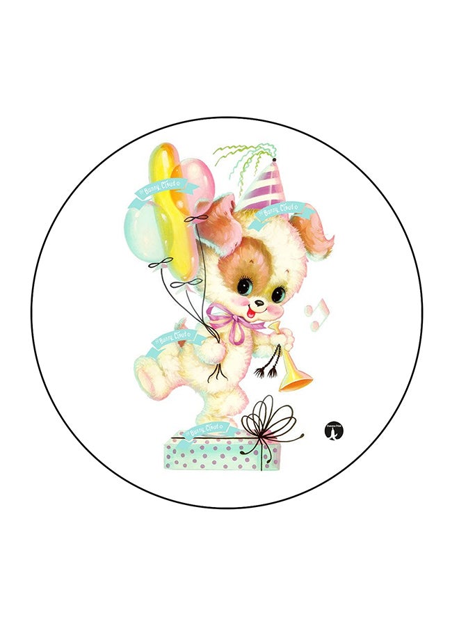 بي بي مغناطيس للثلاجة بطبعة حيوان ظريف متعدد الألوان 5.5 x 5.5سم - Image 1