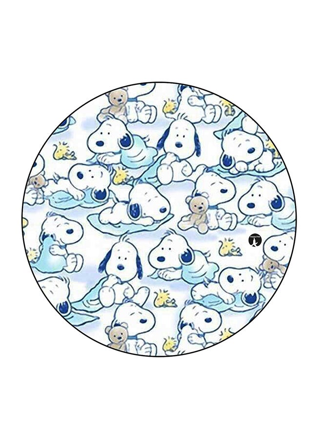 بي بي مغناطيس للثلاجة مزين بطبعة كلاب من أفلام الرسوم المتحركة متعدد الألوان 5.5 x 5.5سم - Image 1