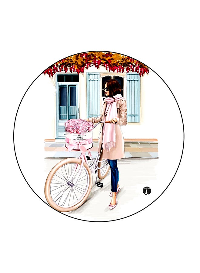 BP The Girl Printed Fridge Magnet Multicolour 5.5 x 5.5cm - Image 1