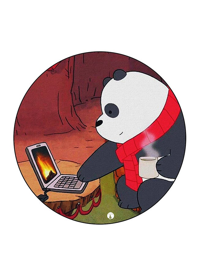 BP Panda Printed Fridge Magnet Multicolour 5.5 x 5.5cm - Image 1