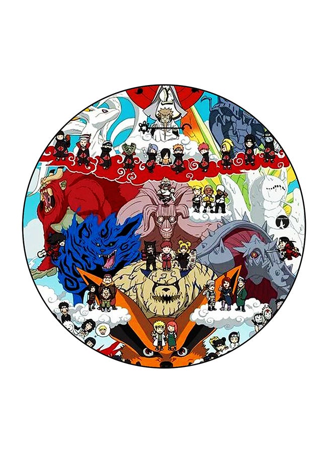 بي بي مغناطيس للتعليق على الثلاجة بطبعة رسوم متحركة متعدد الألوان 5.5 x 5.5سم - Image 1