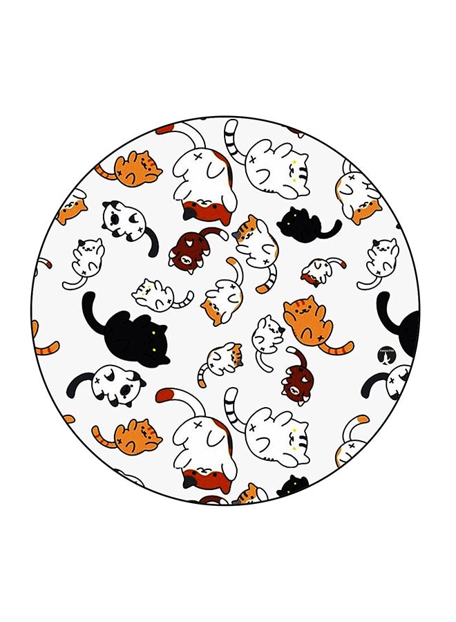 بي بي مغناطيس للثلاجة بطبعة صورة عدة قطط صغيرة متعدد الألوان 5.5 x 5.5سم - Image 1