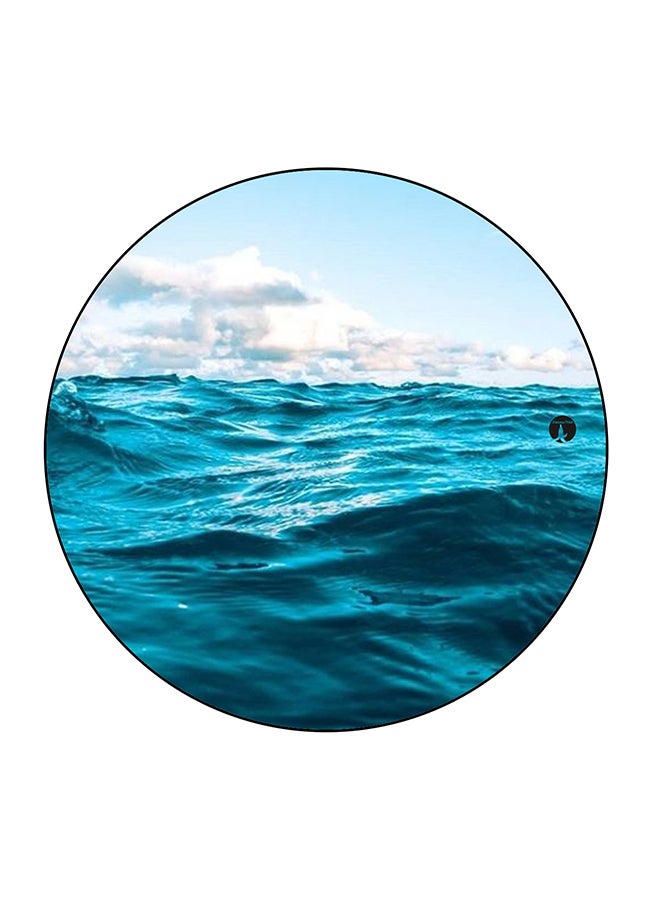 BP The Sea Printed Fridge Magnet Blue/White 5.5 x 5.5cm  - Image 1