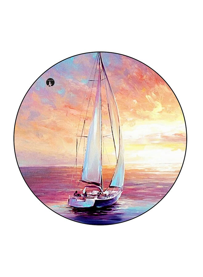 BP Boat Printed Fridge Magnet Multicolour 5.5 x 5.5cm - Image 1