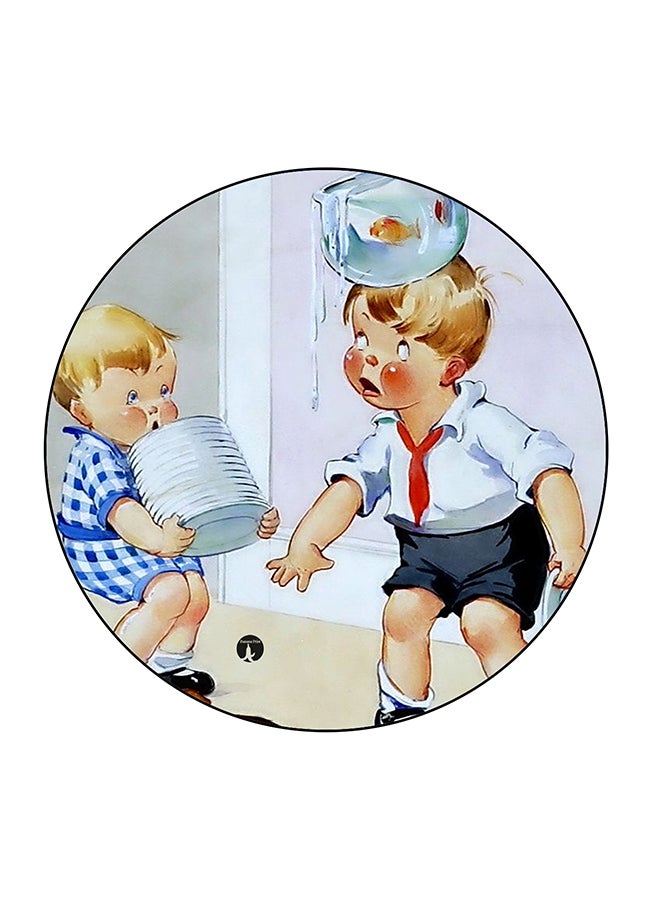 BP Small Child Printed Fridge Magnet Multicolour 5.5 x 5.5cm - Image 1