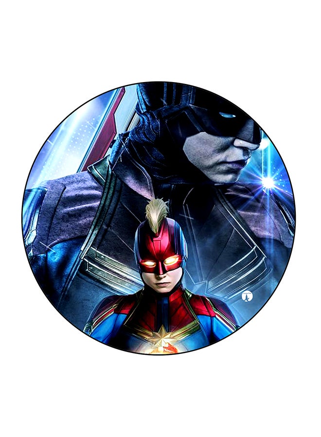 بي بي قطعة مغناطيسية للثلاجة بطبعة من فيلم "Captain Marvel" متعدد الألوان - Image 1