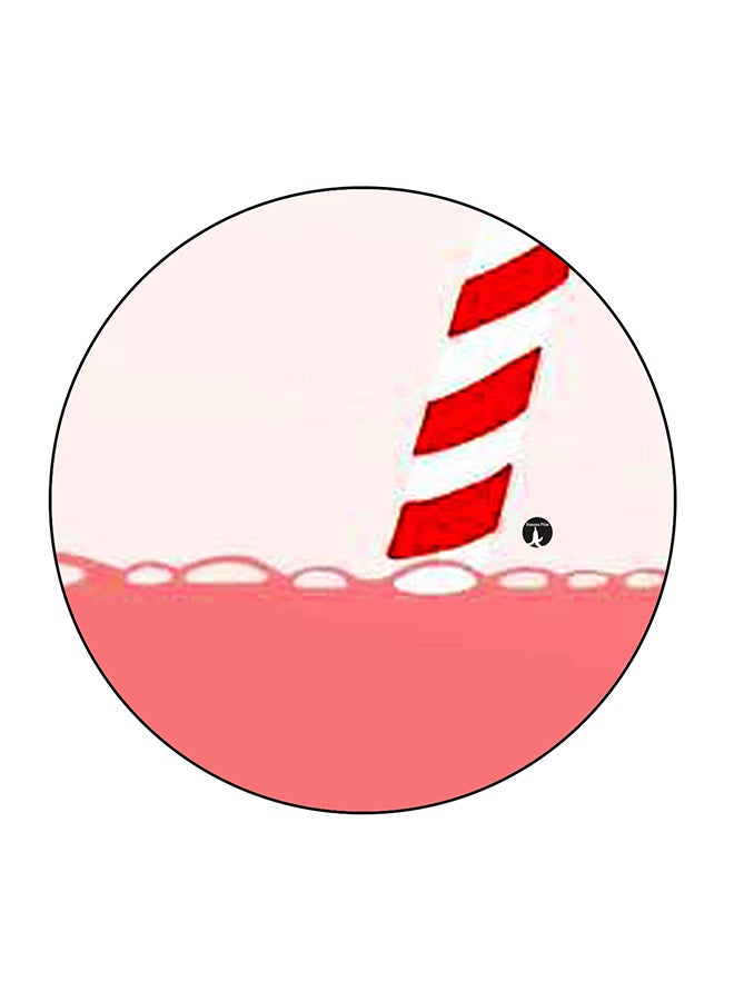 بي بي مغناطيس ثلاجة مُزين بطبعة بتصميم تجريدي متعدد الألوان 5.5 x 5.5سم - Image 1