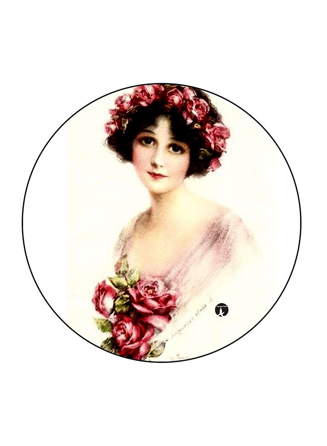 BP Girl Printed Fridge Magnet Multicolour 5.5 x 5.5cm - Image 1