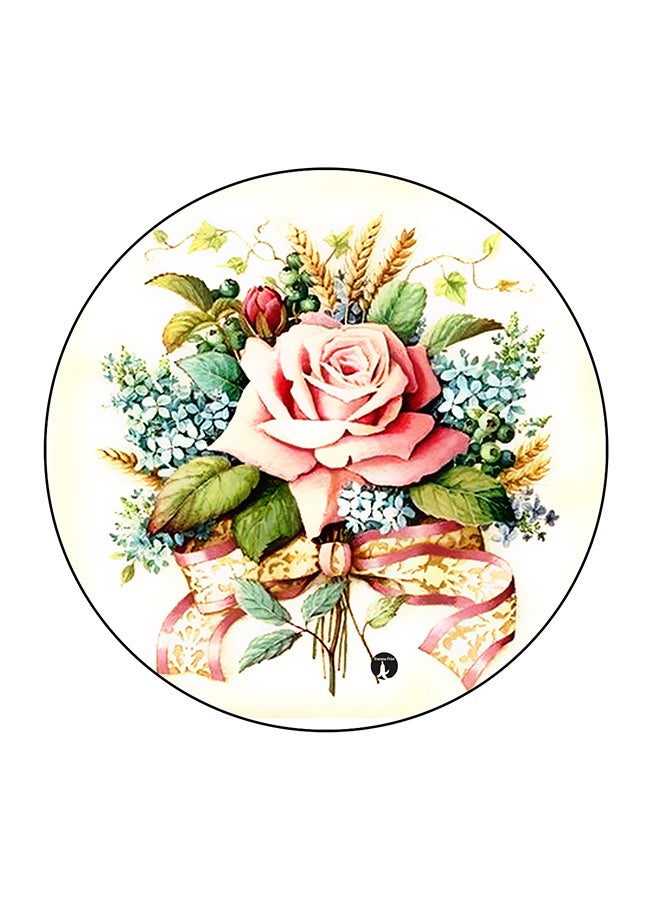 BP Flowers Printed Fridge Magnet Multicolour 5.5 x 5.5cm - Image 1