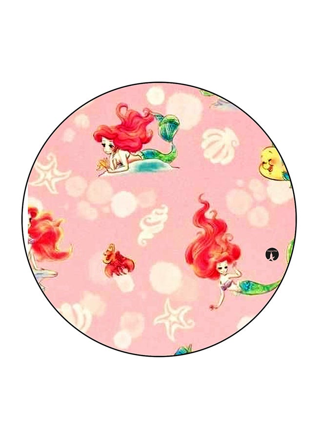 بي بي مغناطيس للثلاجة مزين بطبعة حورية البحر من ديزني متعدد الألوان 5.5 x 5.5سم - Image 1