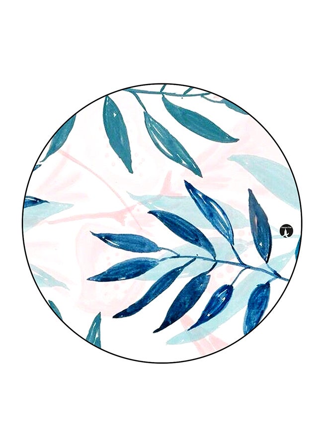 BP Leaves Printed Fridge Magnet Green/Blue/White 5.5 x 5.5cm  - Image 1