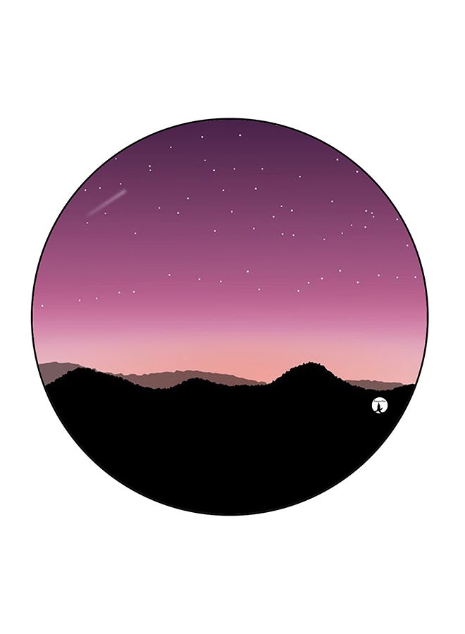 BP Night Mountain baby Printed Fridge Magnet Multicolour 5.5 x 5.5cm - Image 1