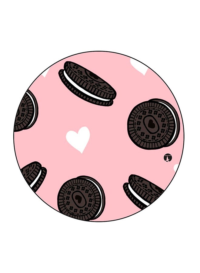 BP Cookies Printed Fridge Magnet Pink/Brown/White 5.5 x 5.5cm - Image 1
