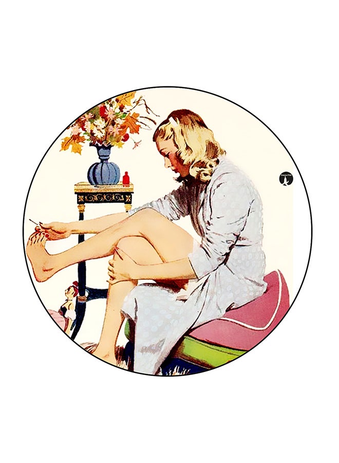 بي بي مغناطيس للثلاجة بطبعة فتاة جميلة متعدد الألوان - Image 1