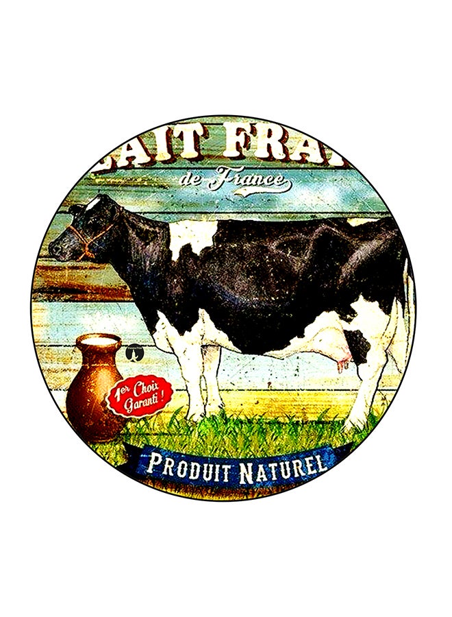 BP Cow Printed Fridge Magnet Multicolour 5.5 x 5.5cm - Image 1