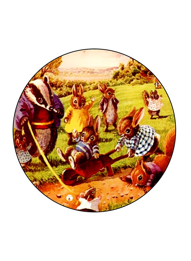 BP Animals Printed Fridge Magnet Multicolour 5.5 x 5.5cm - Image 1