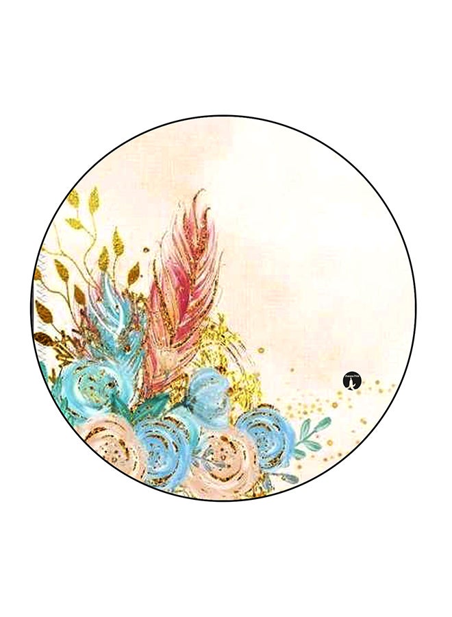 بي بي مغناطيس ثلاجة بطبعة تصاميم أزهار متعدد الألوان 5.5 x 5.5سم - Image 1
