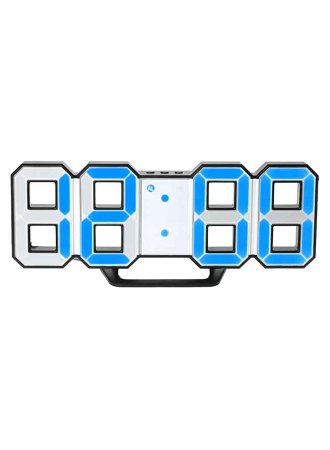 ديسديل - ساعة منبه رقمية متعددة الاستخدامات ومزودة بإضاءة LED أبيض / أسود / أزرق - Image 1