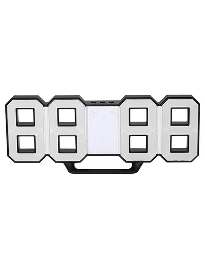 ديسديل - ساعة منبه رقمية متعددة الاستخدامات ومزودة بإضاءة LED أبيض / أسود / أزرق - Image 1